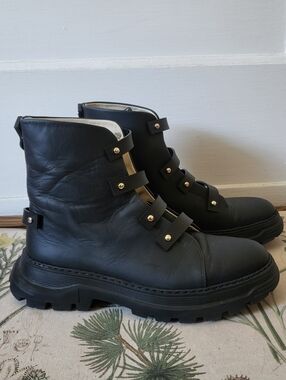 Daniel Essa DNA Boots Onyx Unisex Customizable Snap On Straps EU 38 US 8